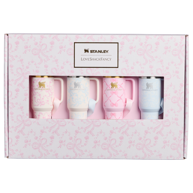 Stanley 1913 x LoveShackFancy Holiday Quencher ProTour Ornament Set - Clean Desk Hydration